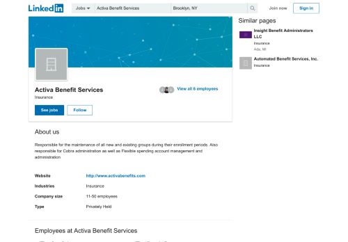 
                            9. Activa Benefit Services | LinkedIn