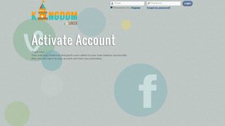 
                            2. Activate Account - KingdomLikes.com