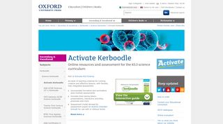 
                            5. Activate Kerboodle : Secondary: Oxford University Press