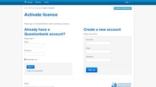 
                            4. Activate licence - IB Questionbank - International Baccalaureate