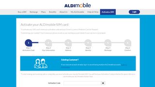 
                            4. Activate your ALDImobile SIM card