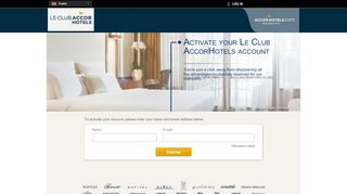 
                            6. Activate your Le Club AccorHotels account