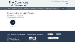 
                            9. Activate your Resident Portal | The Commons at Greenwood