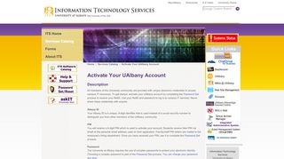
                            8. Activate Your UAlbany Account - University at Albany-SUNY