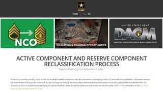 
                            5. Active Component and Reserve Component Reclassification Process ...