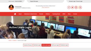 
                            7. Active Learn Login – Ponteland