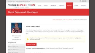 
                            5. Active Parent (Grades) - Mississippi School of the Arts