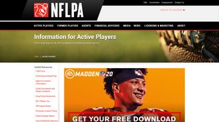 
                            1. Active Players - NFL Players Association