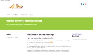 
                            1. Active4Today Online Bookings - Home