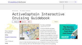 
                            4. ActiveCaptain Interactive Cruising Guidebook - liveabout.com