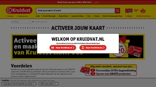 
                            4. Activeer Jouw kaart | Kruidvat