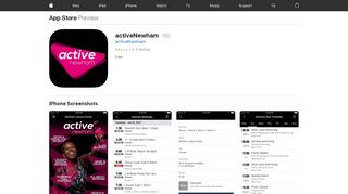 
                            8. activeNewham on the App Store