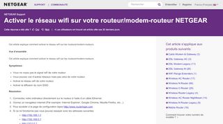 
                            8. Activer le réseau wifi sur votre routeur/modem …