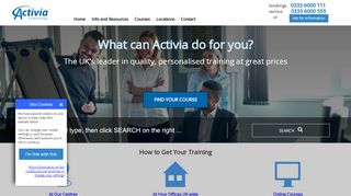 
                            1. activia.co.uk - Training Courses in Microsoft, Sales ...