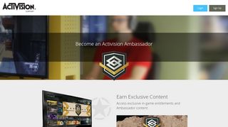 
                            6. Activision AMB - Become An Ambassador