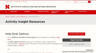 
                            7. Activity Insight Resources | Institute of Agriculture …