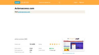 
                            9. Actorsaccess.com: actors access (SM) - Easy …