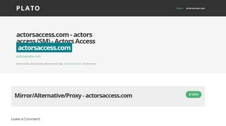 
                            3. actorsaccess.com actors access (SM)