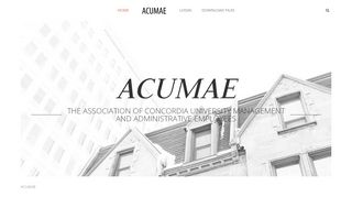 
                            3. ACUMAE - Home