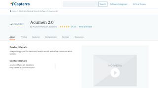 
                            3. Acumen 2.0 Reviews and Pricing - 2019 - Capterra