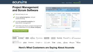 
                            8. Acunote: Online Project Management and Scrum Software