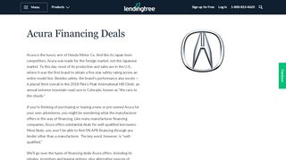 
                            6. Acura Financing Deals | 2019 Acura Finance Offers | LendingTree