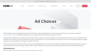 
                            7. Ad Choices | Media.net