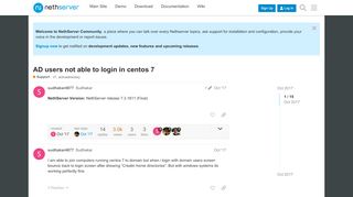 
                            3. AD users not able to login in centos 7 - Support - NethServer Community