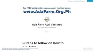 
                            1. Ada Farm Agri Ventures