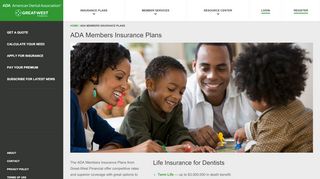 
                            6. ADA Members Insurance Plans from Great-West Financial ...