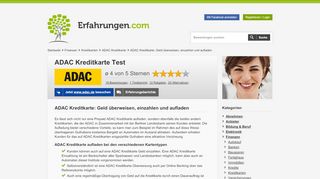 
                            9. ADAC Kreditkarte: Geld überweisen, einzahlen und …