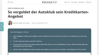 
                            8. ADAC-Kreditkarte Gold: Mastercard/ Visa Kreditkartenservice ...