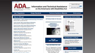 
                            1. ADA.gov homepage