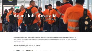 
                            9. Adani Jobs Australia - Carmichael Coal Mine and Rail Project