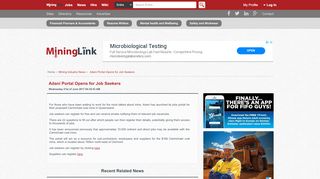 
                            8. Adani Portal Opens For Job Seekers | MiningLink - The largest & most ...