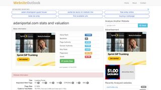 
                            2. Adaniportal : Loading Portal... Website stats and valuation