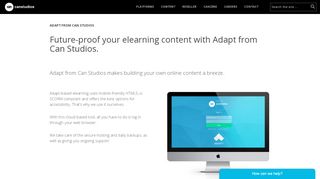 
                            7. Adapt Authoring Tool | Can Studios