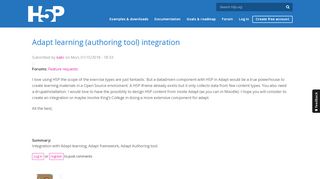 
                            8. Adapt learning (authoring tool) integration | H5P