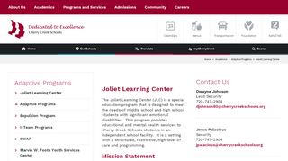 
                            9. Adaptive Programs / Joliet Learning Center