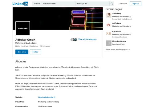 
                            8. Adbaker GmbH | LinkedIn