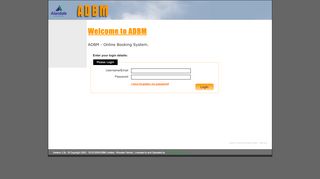 
                            6. ADBM3: Online Booking System : Login