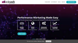 
                            3. Adcash Performance DSP+ | For Advertisers & …