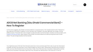 
                            8. ADCB Net Banking (Abu Dhabi Commercial Bank) - How To ...