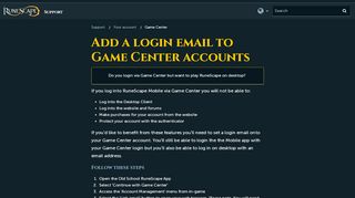 
                            11. Add a login email to Game Center accounts – Support