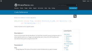 
                            5. add_action() | Function | WordPress Developer …