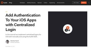 
                            3. Add Authentication To Your iOS Apps with Centralized Login - Auth0