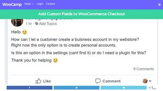 
                            5. Add Custom Fields to WooCommerce Checkout - …