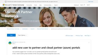 
                            9. add new user to partner and cloud partner (azure ...