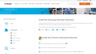 
                            1. Add OneLogin to your browser extensions