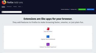 
                            3. Add-ons for Firefox (en-US)